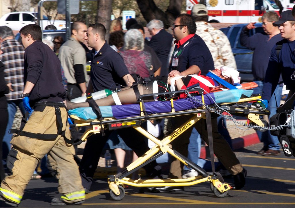  Congresswoman Gabrielle Giffords injured in shooting rampage