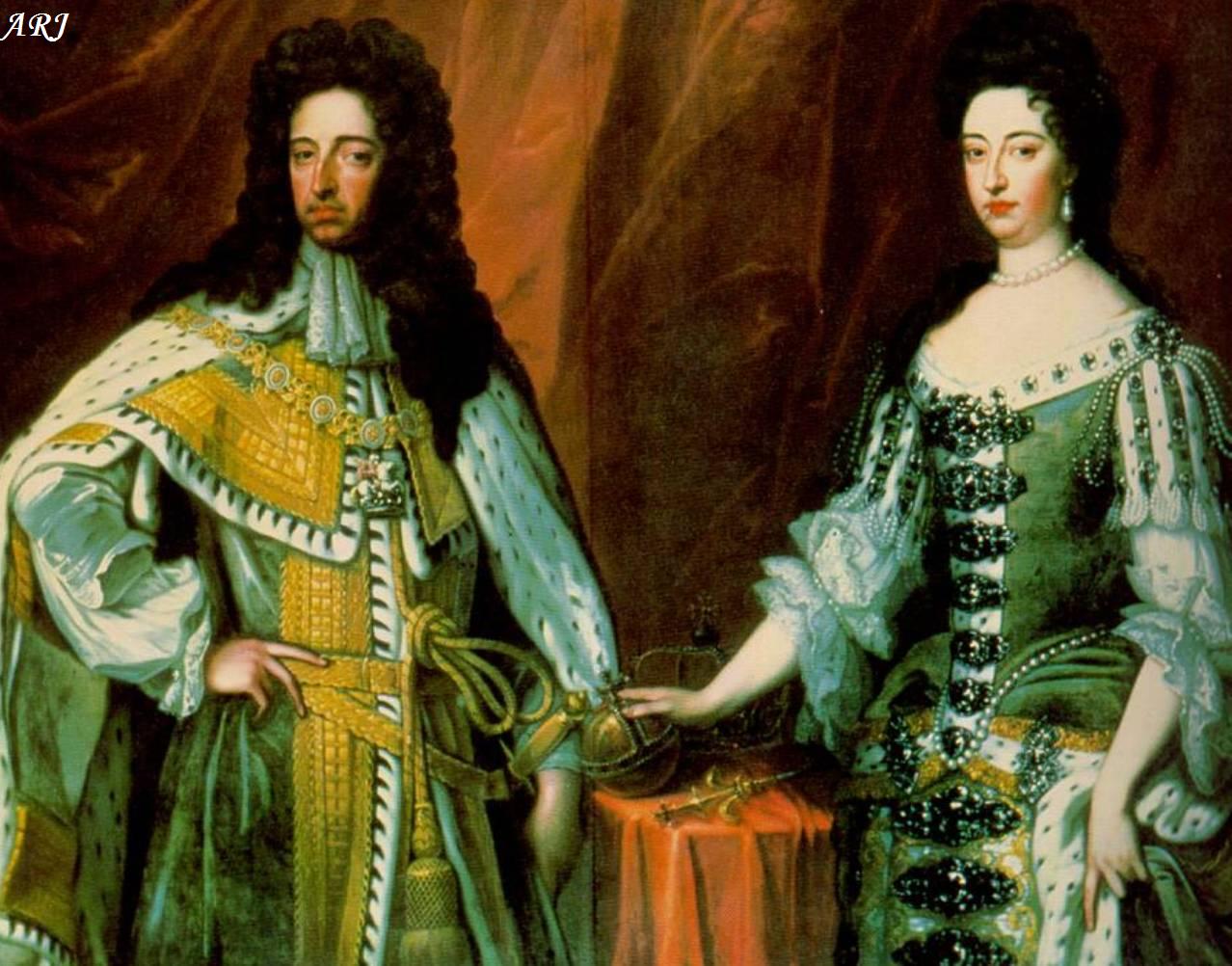  William and Mary proclaimed joint sovereigns of Britain